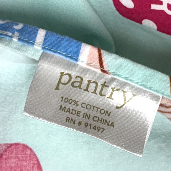 apron BAKERS GONNA BAKE tie back vintage baking cooking graphics Pantry cotton - Picture 8 of 9